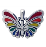 Rainbow Butterfly Neacklace